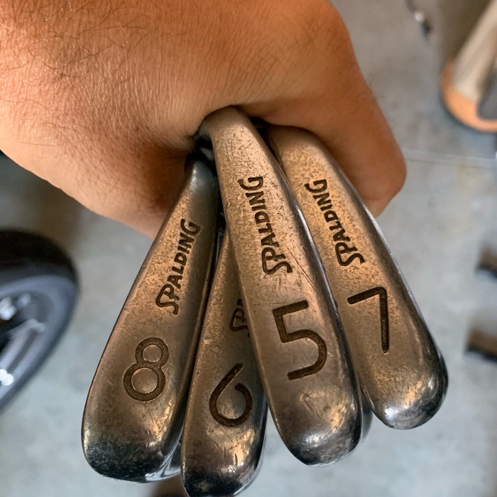 Golf clubs 4 pc set Spalding